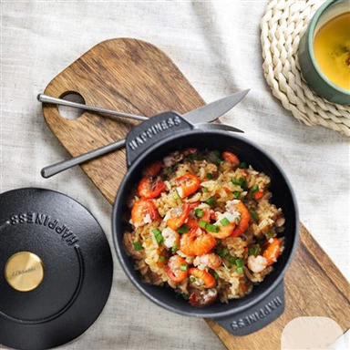 Antik öntöttvas fazék